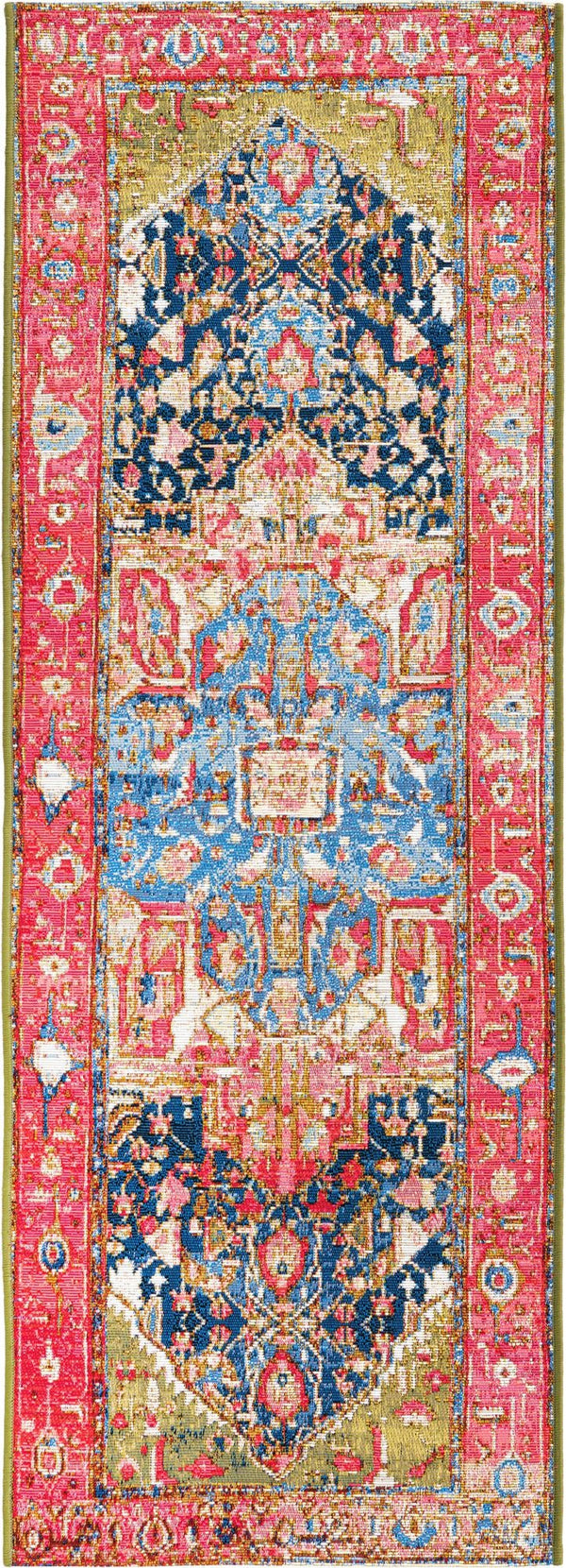 Patio Elegance Collection Area Rug - Sanctuary Runner Multi lifestyle 11