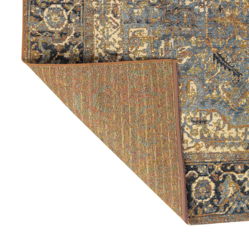 Patio Elegance Collection Area Rug - Haven Rectangle Blue lifestyle 14