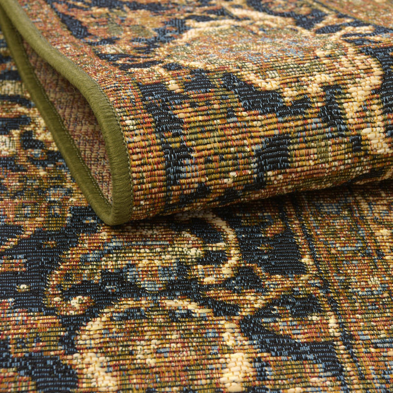 Patio Elegance Collection Area Rug - Haven Rectangle Green lifestyle 9