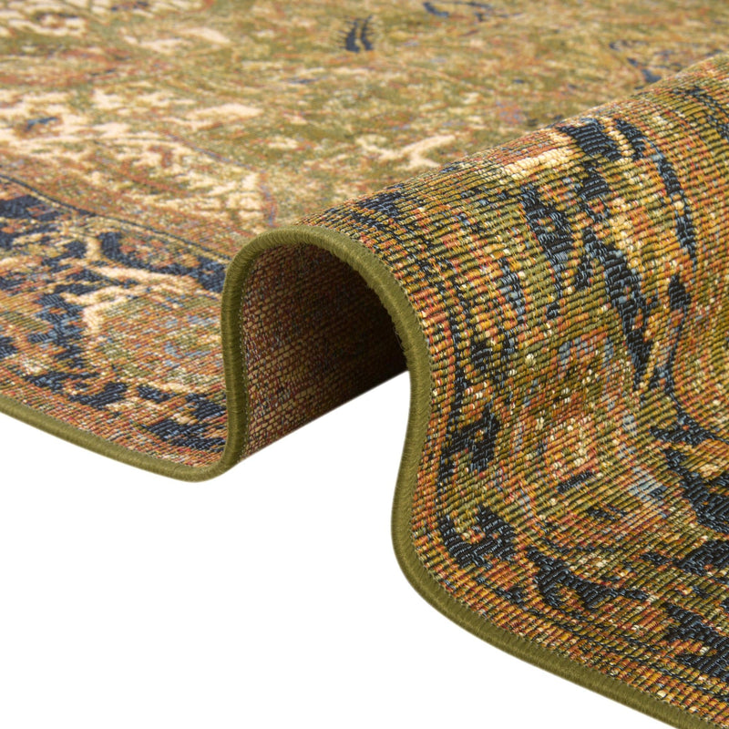 Patio Elegance Collection Area Rug - Haven Rectangle Green lifestyle 17