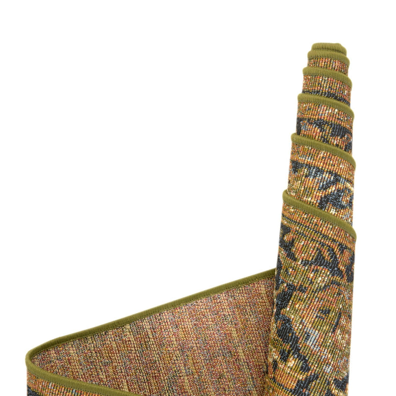 Patio Elegance Collection Area Rug - Haven Rectangle Green lifestyle 19