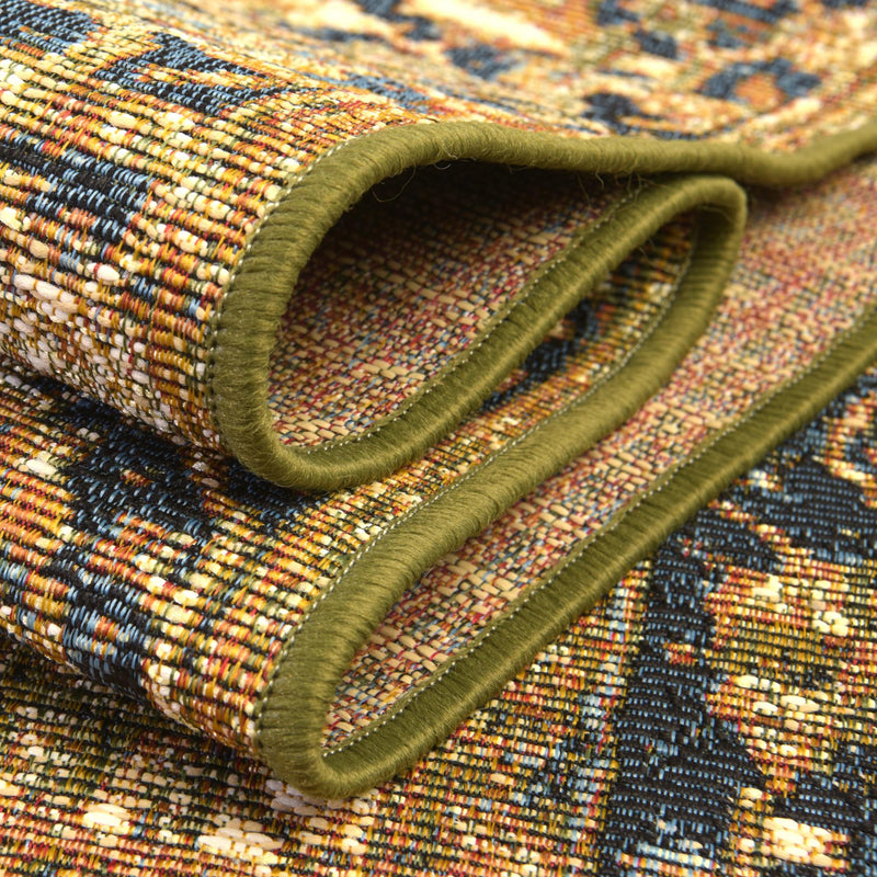 Patio Elegance Collection Area Rug - Haven Rectangle Green lifestyle 23