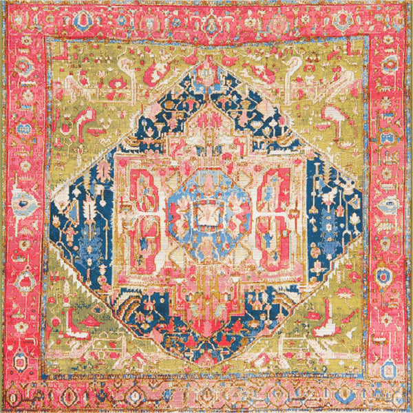 Patio Elegance Collection Area Rug - Sanctuary Square Multi lifestyle 12