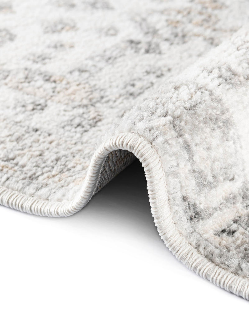Adriana Terrace Collection Area Rug - Capri (Ivory) Octagon Ivory lifestyle 28