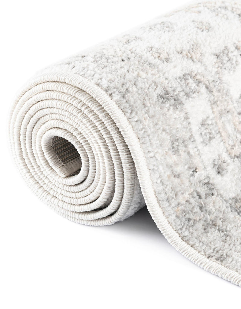 Adriana Terrace Collection Area Rug - Capri (Ivory) Octagon Ivory lifestyle 30