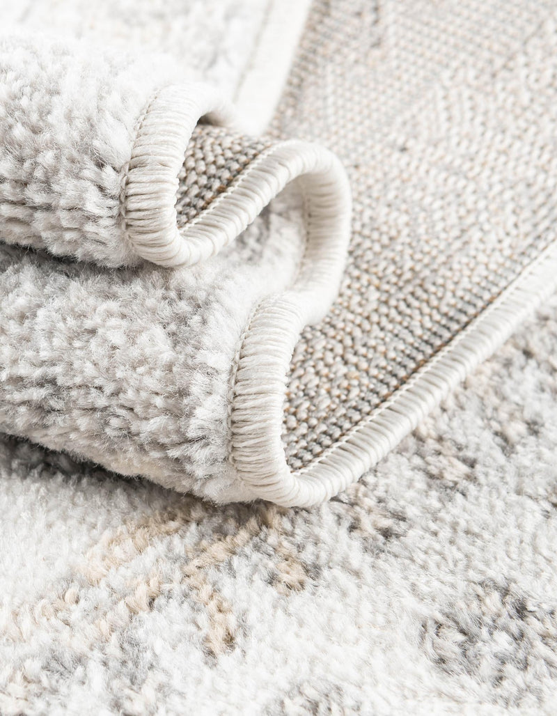 Adriana Terrace Collection Area Rug - Capri (Ivory) Octagon Ivory lifestyle 31