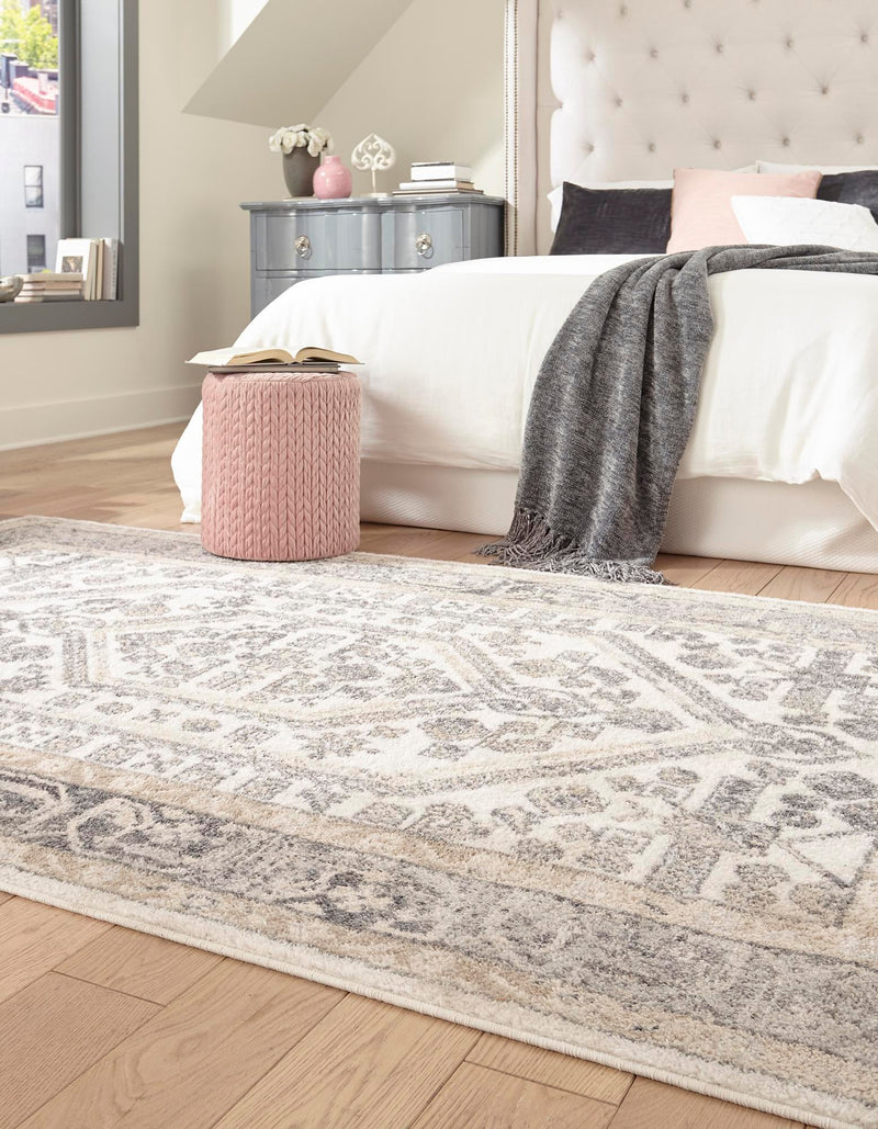 Adriana Terrace Collection Area Rug - Capri (Ivory) Rectangle Ivory lifestyle 3