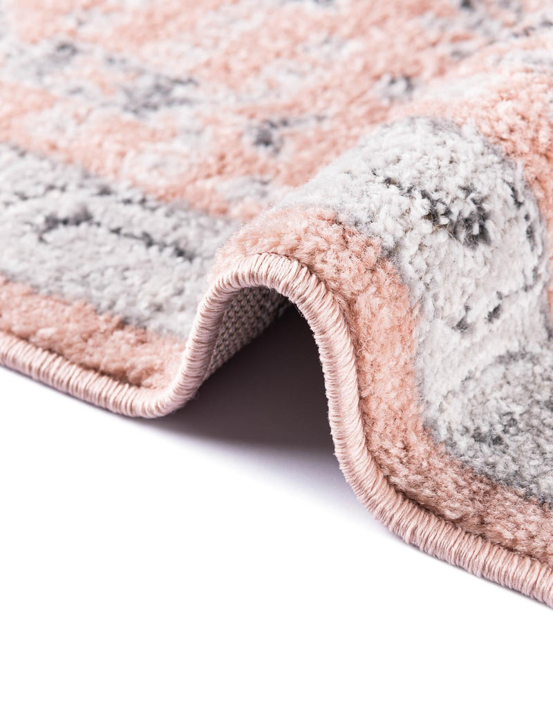 Adriana Terrace Collection Area Rug - Capri (Rose) Octagon Rose lifestyle 27