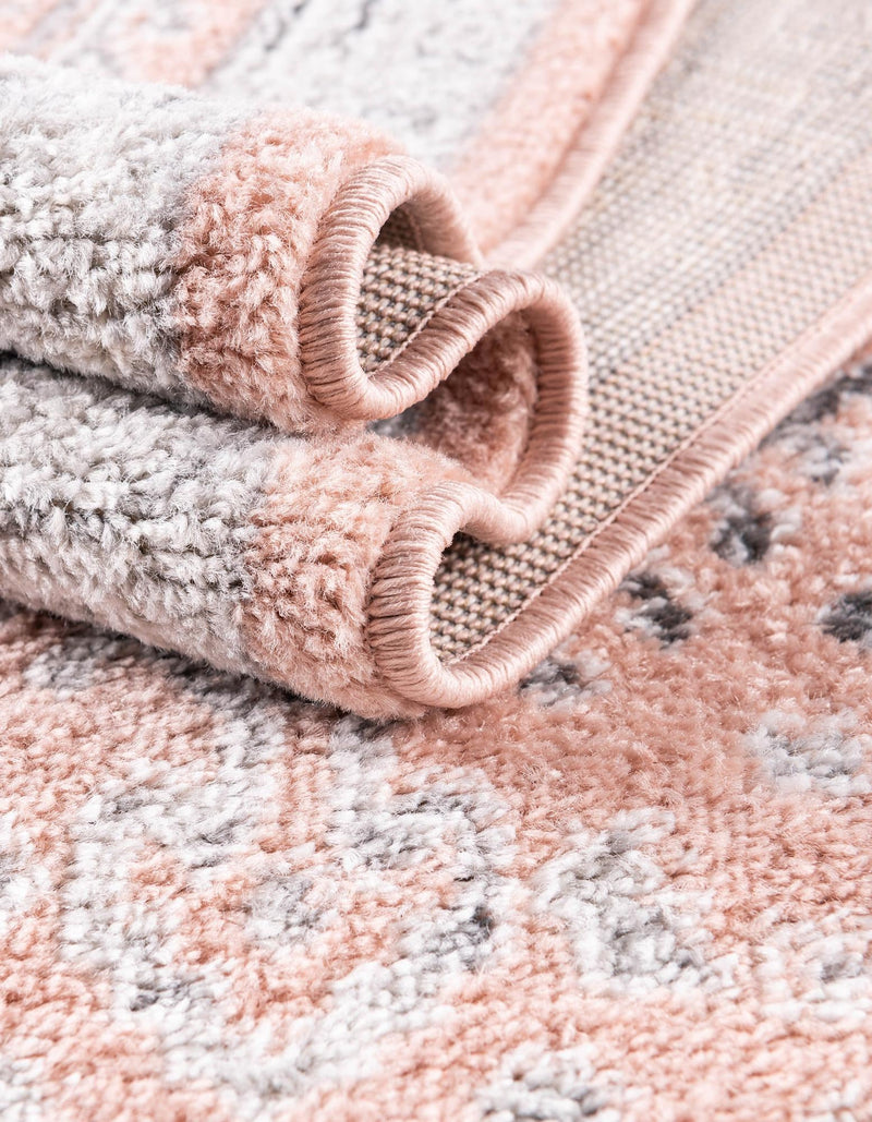 Adriana Terrace Collection Area Rug - Capri (Rose) Octagon Rose lifestyle 30