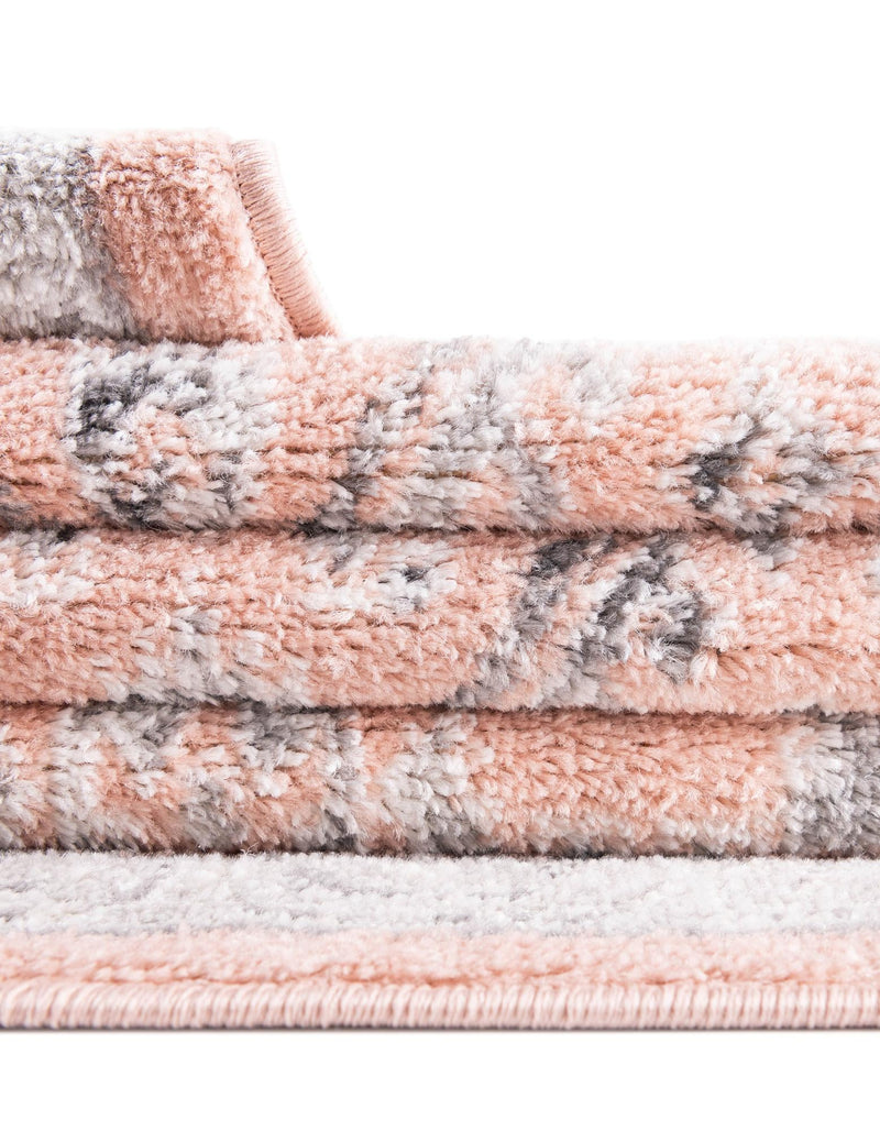 Adriana Terrace Collection Area Rug - Capri (Rose) Octagon Rose lifestyle 31