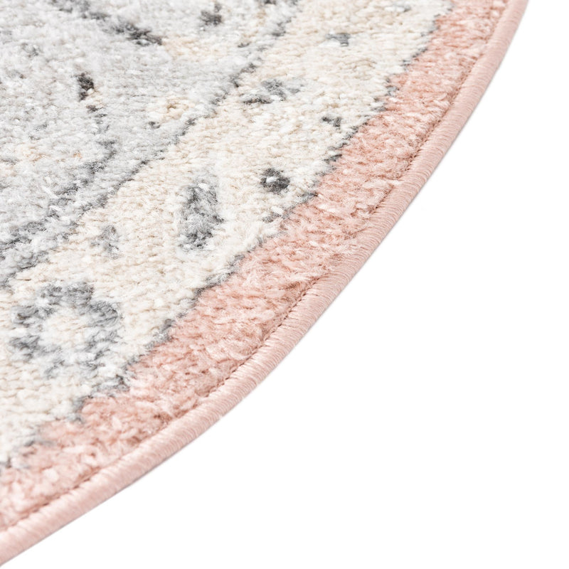 Adriana Terrace Collection Area Rug - Capri (Rose) Oval Rose lifestyle 28