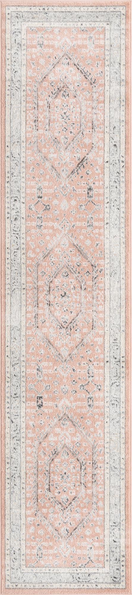 Adriana Terrace Collection Area Rug - Capri (Rose) Runner Rose lifestyle 6