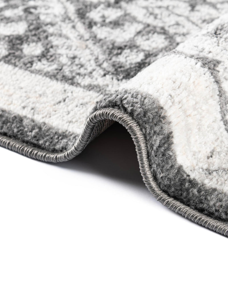 Adriana Terrace Collection Area Rug - Capri (Charcoal) Octagon Charcoal lifestyle 31
