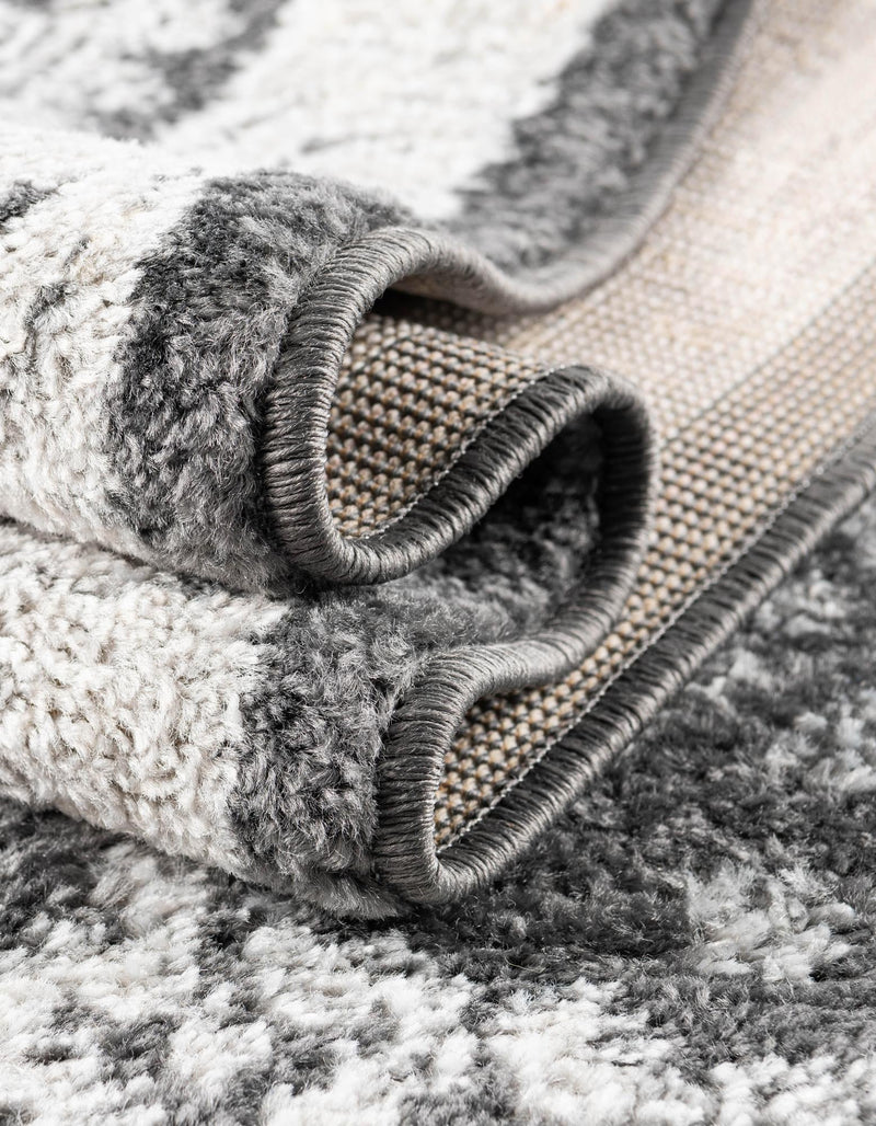 Adriana Terrace Collection Area Rug - Capri (Charcoal) Octagon Charcoal lifestyle 34