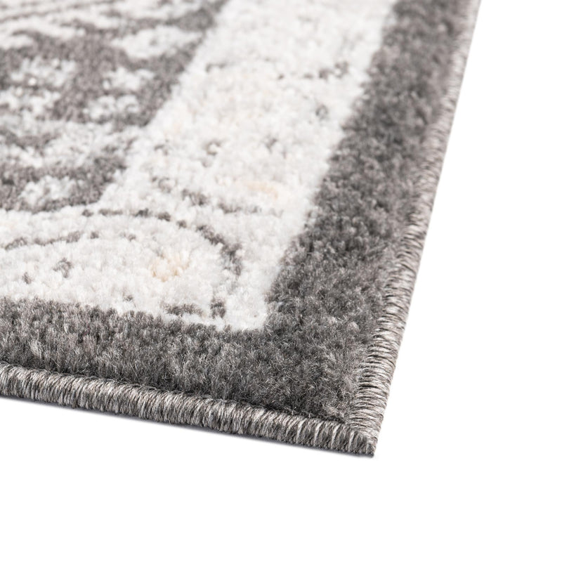 Adriana Terrace Collection Area Rug - Capri (Charcoal) Square Charcoal lifestyle 32