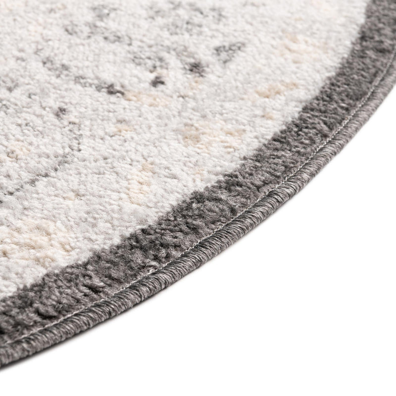 Adriana Terrace Collection Area Rug - Capri (Charcoal) Oval Charcoal lifestyle 31