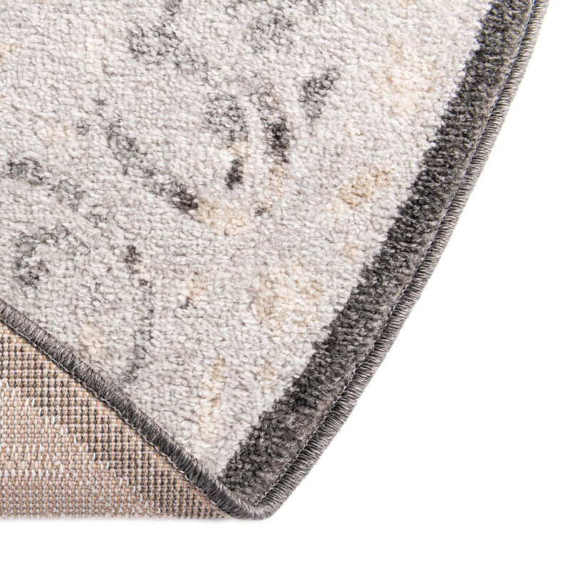 Adriana Terrace Collection Area Rug - Capri (Charcoal) Oval Charcoal lifestyle 41
