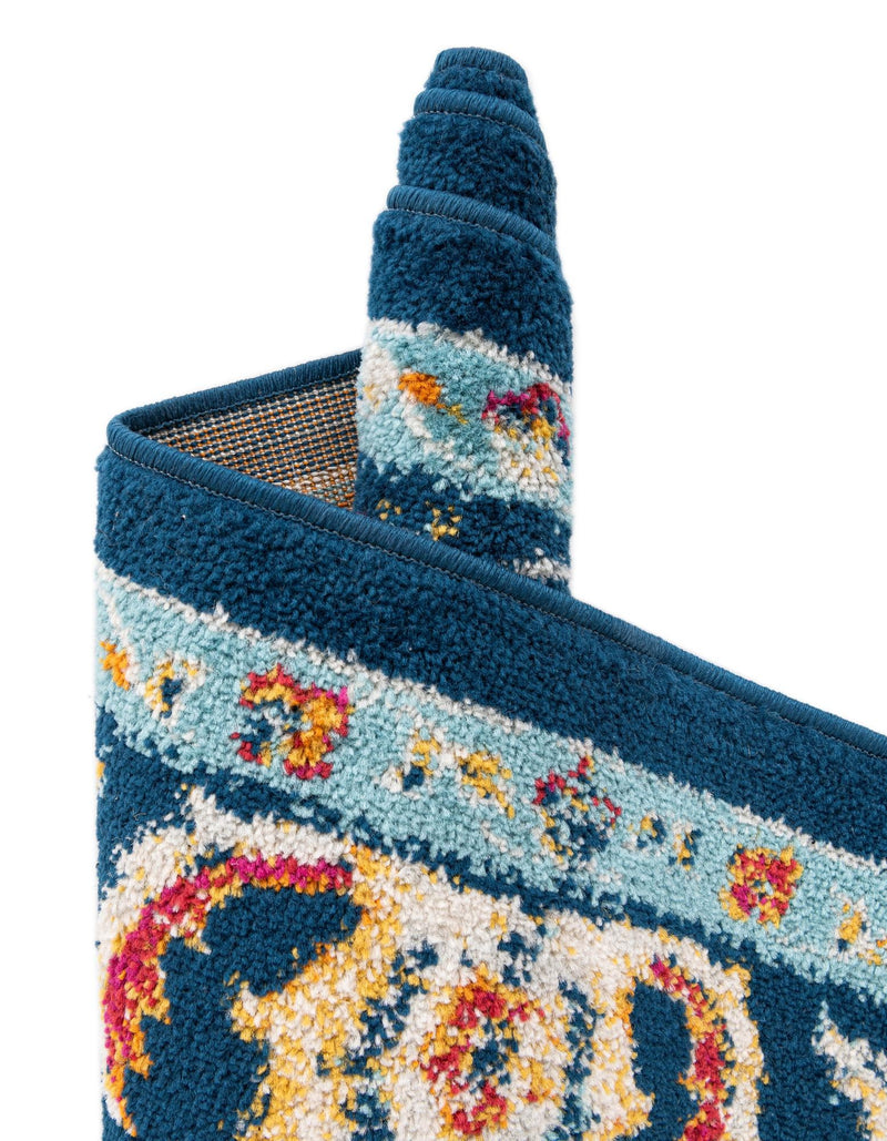 Adriana Terrace Collection Area Rug - Positano (Navy Blue) Rectangle Navy Blue lifestyle 6