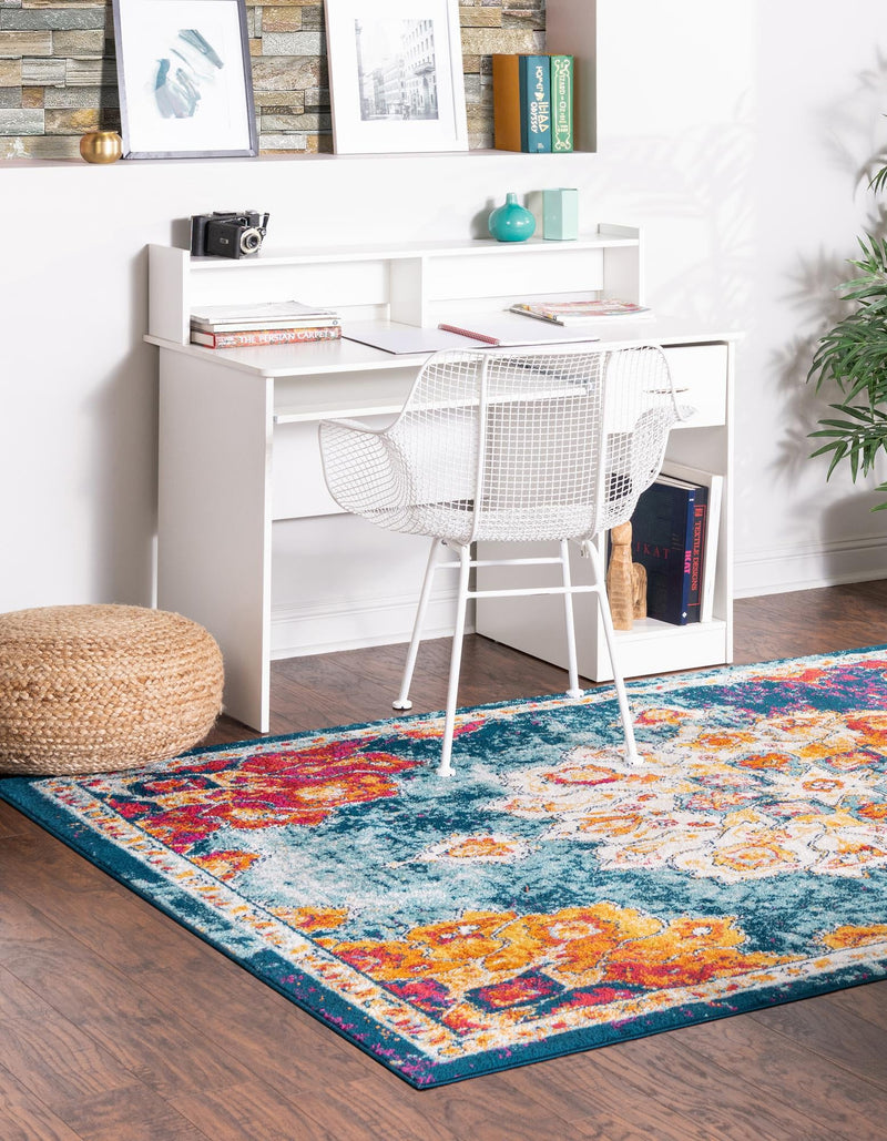 Beverly Grove Collection Area Rug - Melrose (Multi) Rectangle Multi lifestyle 3