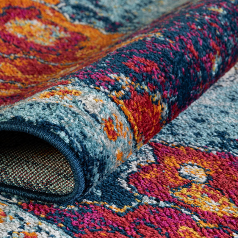 Beverly Grove Collection Area Rug - Melrose (Multi) Rectangle Multi lifestyle 5