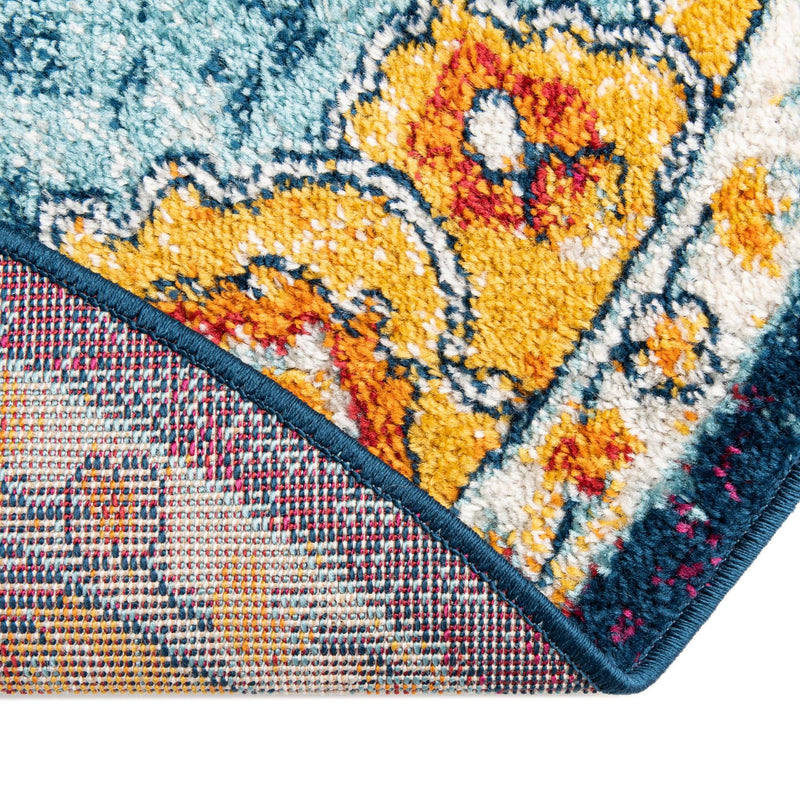 Beverly Grove Collection Area Rug - Melrose (Multi) Round Multi lifestyle 28