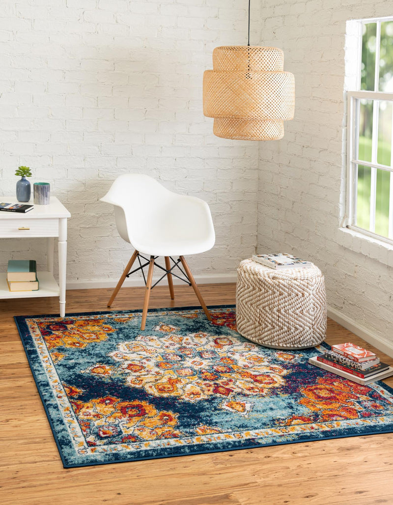 Beverly Grove Collection Area Rug - Melrose (Multi) Square Multi lifestyle 15