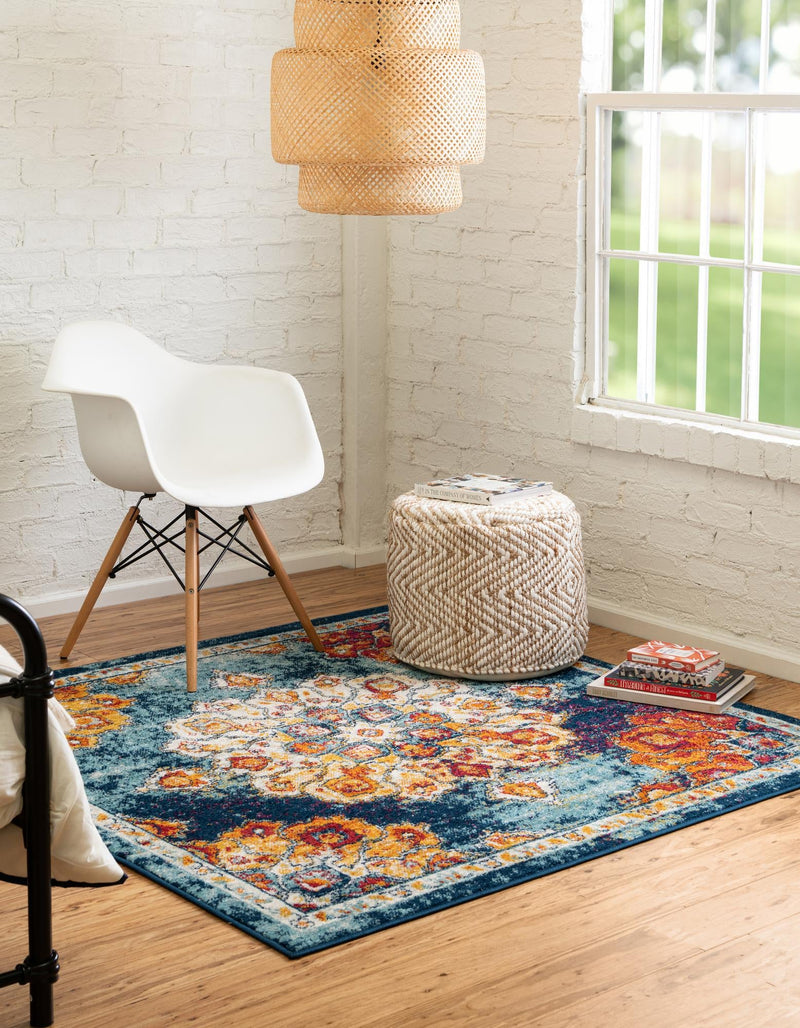 Beverly Grove Collection Area Rug - Melrose (Multi) Square Multi lifestyle 20