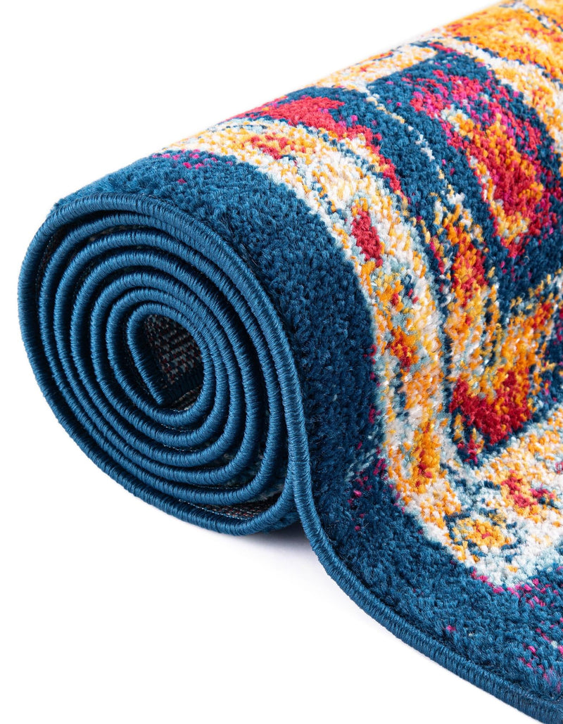Beverly Grove Collection Area Rug - Melrose (Multi) Octagon Multi lifestyle 30