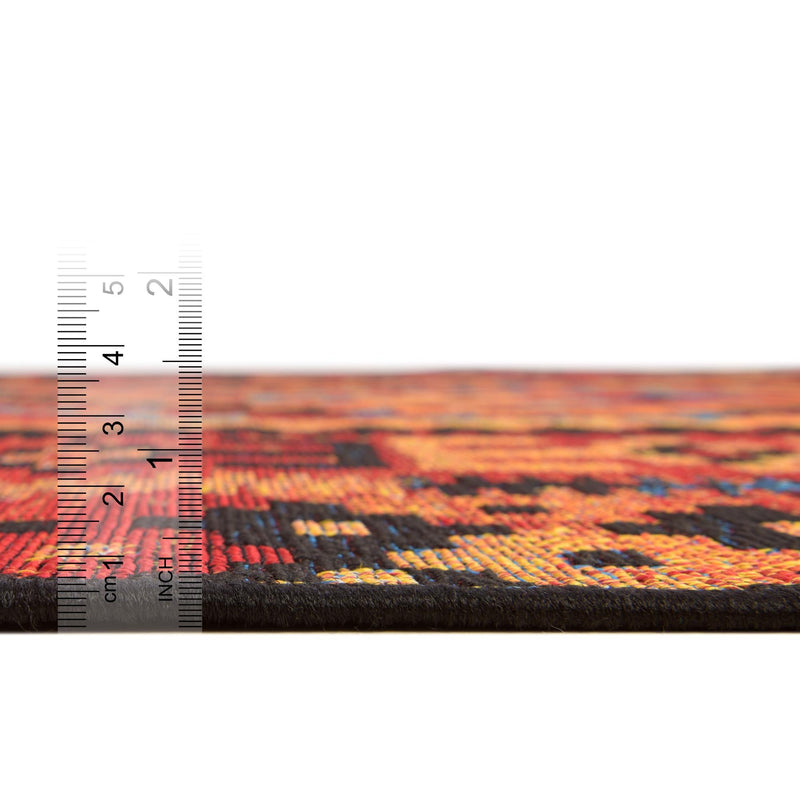 Safari Escape Rugs Collection Area Rug - Kalahari Rectangle Multi lifestyle 4