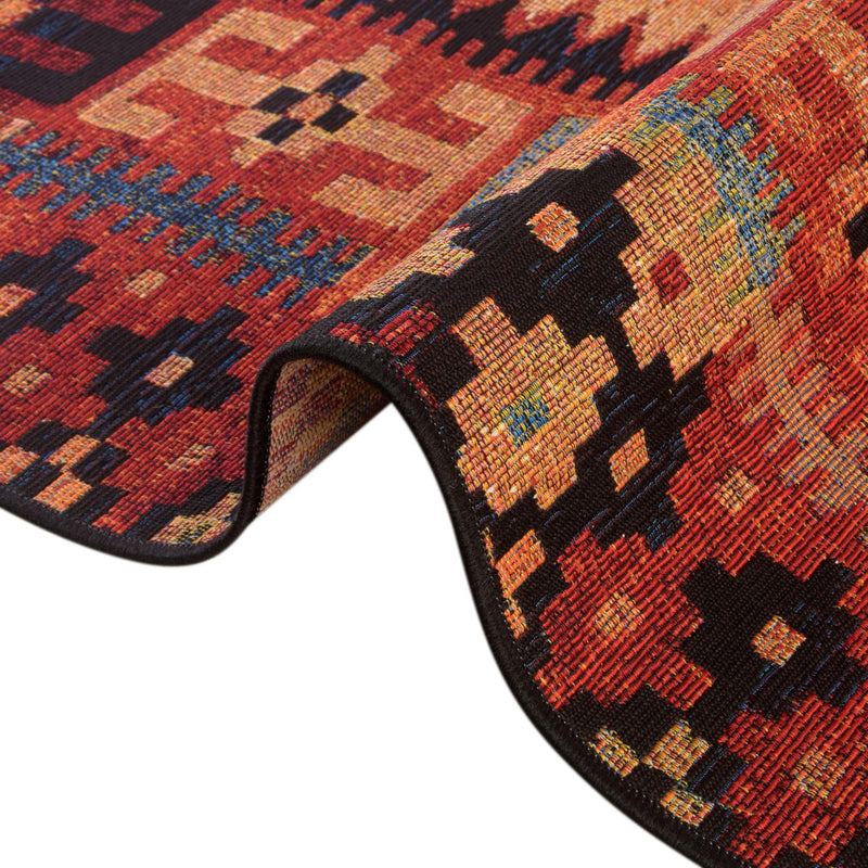 Safari Escape Rugs Collection Area Rug - Kalahari Rectangle Multi lifestyle 9