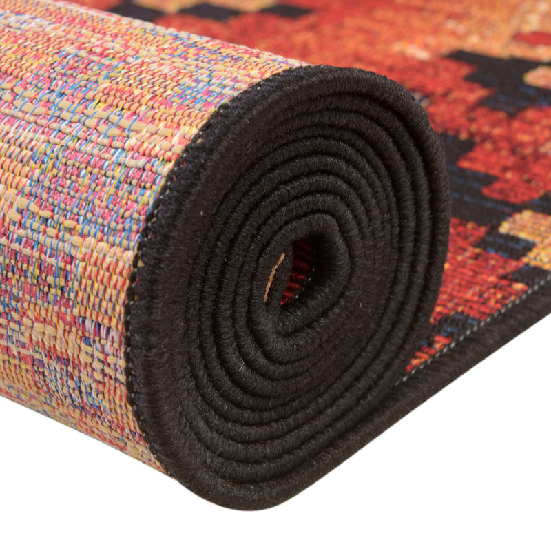 Safari Escape Rugs Collection Area Rug - Kalahari Rectangle Multi lifestyle 11