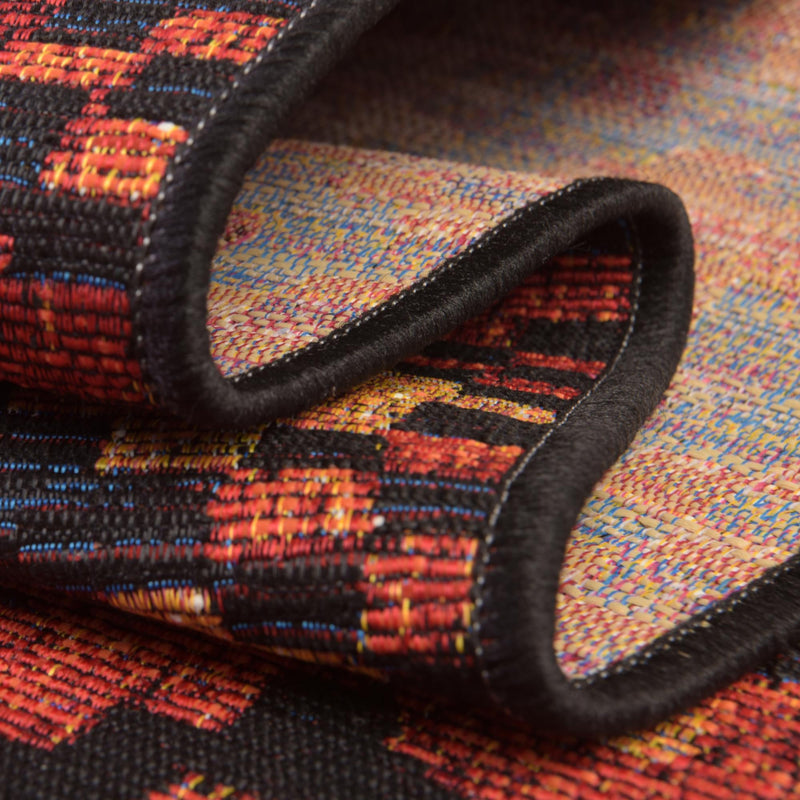 Safari Escape Rugs Collection Area Rug - Kalahari Rectangle Multi lifestyle 12