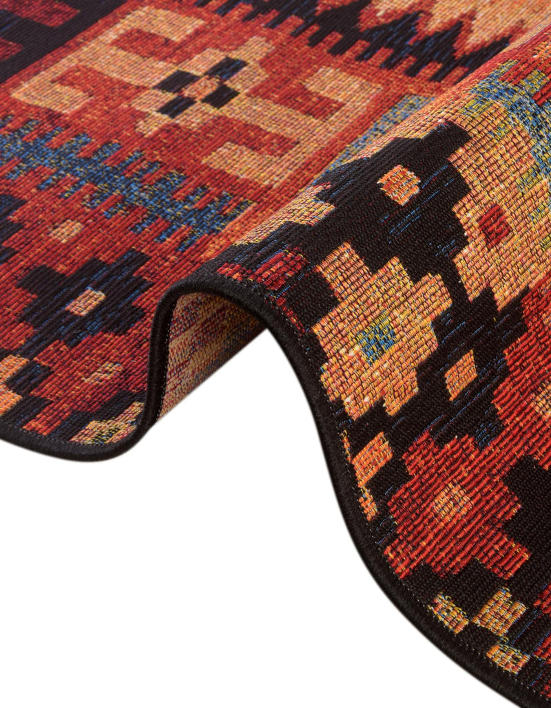 Safari Escape Rugs Collection Area Rug - Kalahari Round Multi lifestyle 57