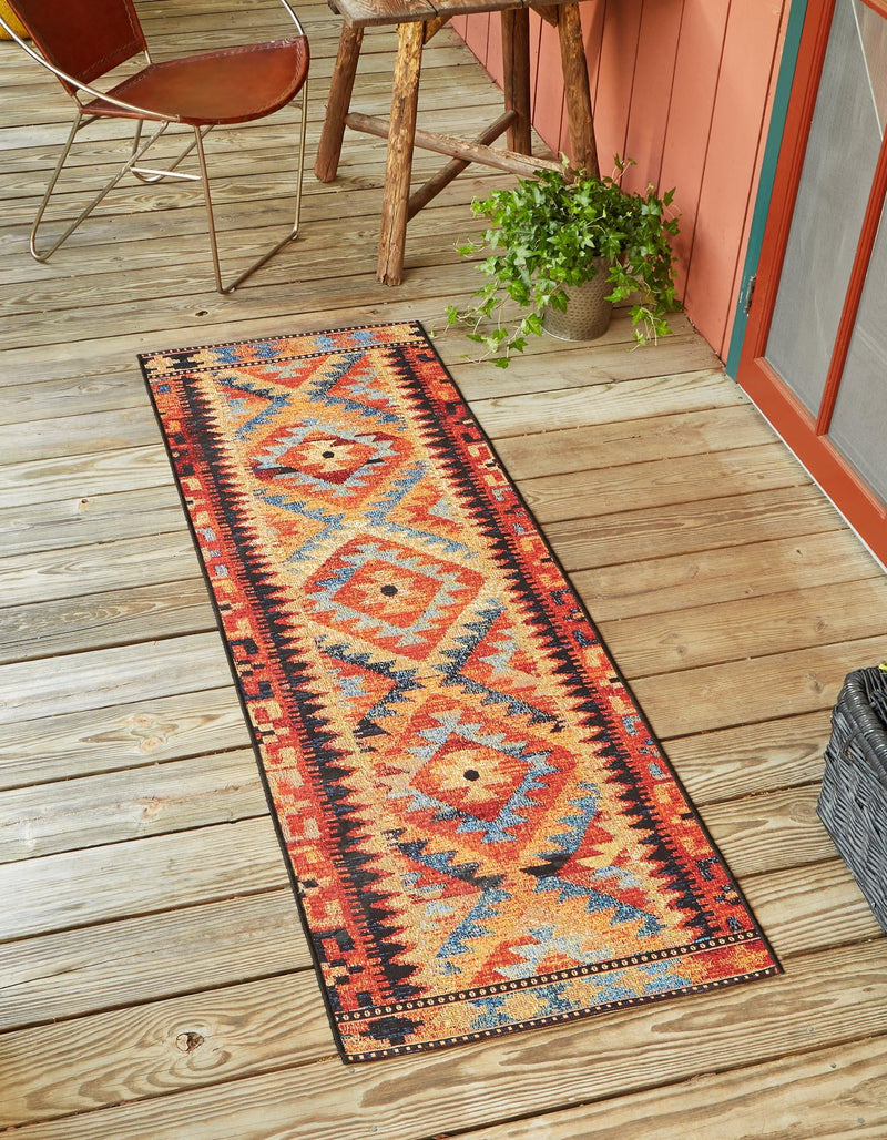 Safari Escape Rugs Collection Area Rug - Kalahari Runner Multi lifestyle 21