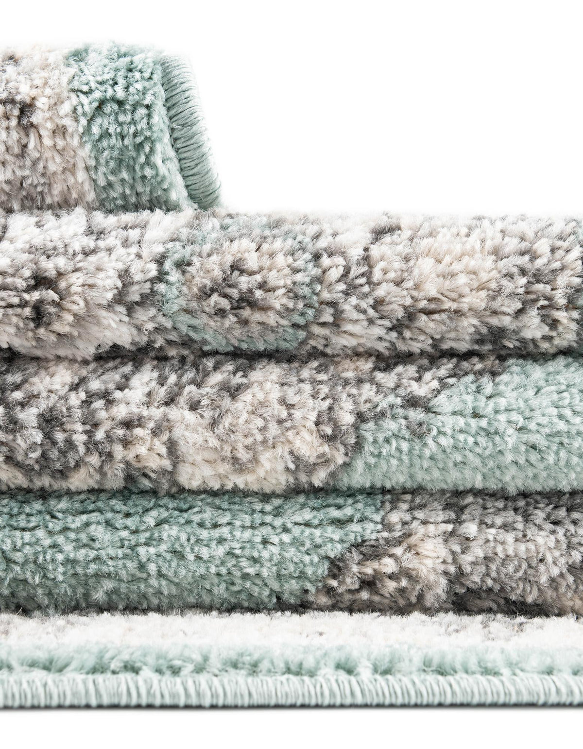 Beverly Grove Collection Area Rug - Melrose (Aqua) Octagon Aqua lifestyle 31