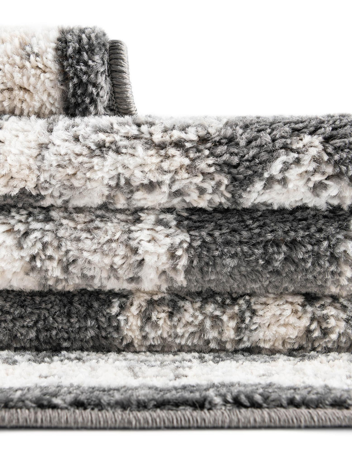 Beverly Grove Collection Area Rug - Melrose (Charcoal) Octagon Charcoal lifestyle 30