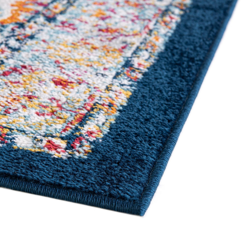 Beverly Grove Collection Area Rug - Fairfax (Navy Blue) Rectangle Navy Blue lifestyle 6