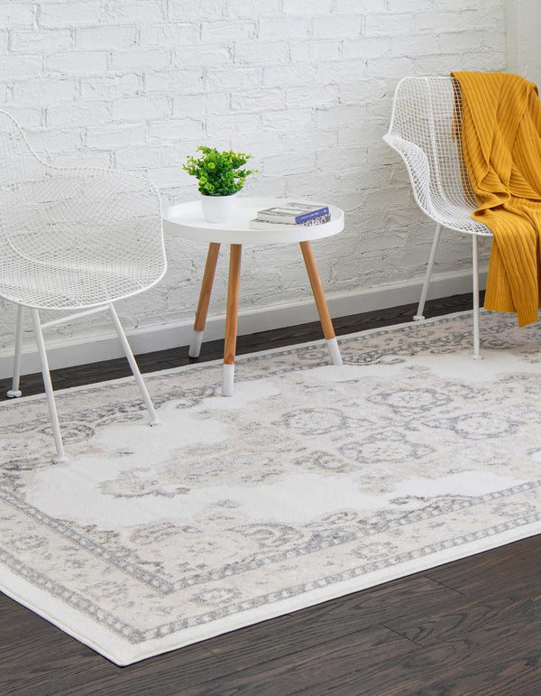 Beverly Grove Collection Area Rug - Fairfax (Ivory) Rectangle Ivory lifestyle 3