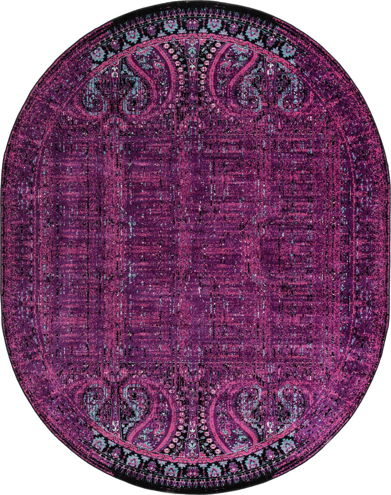 Ankara Elegance Collection Area Rug - Cappadocia Oval Lilac lifestyle 20
