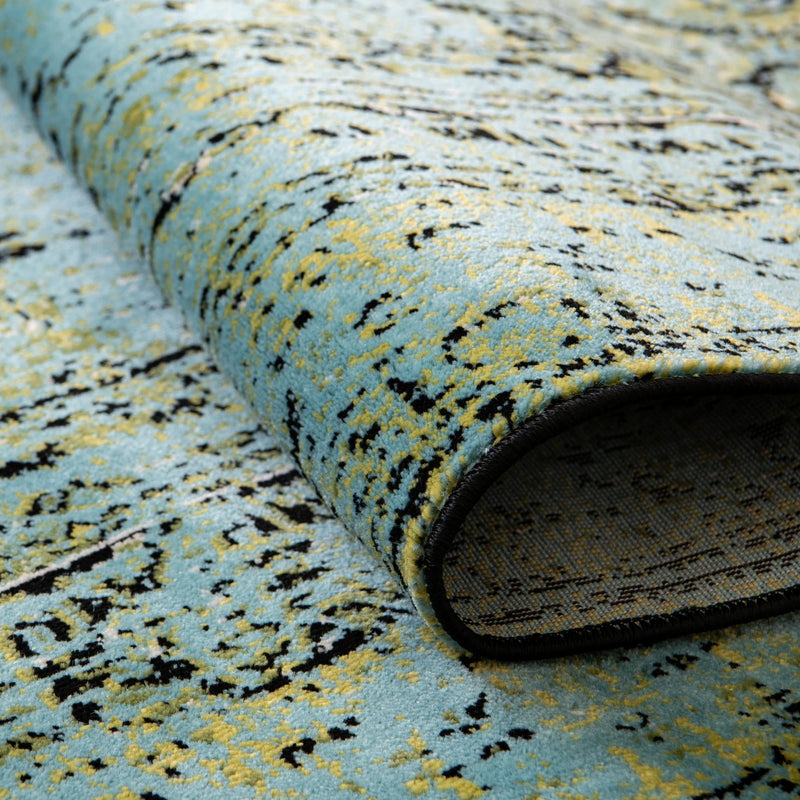 Ankara Elegance Collection Area Rug - Cappadocia Oval Aquamarine lifestyle 46