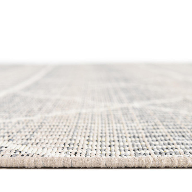 Seaside Lattice Collection Area Rug - Glade Rectangle Gray lifestyle 43