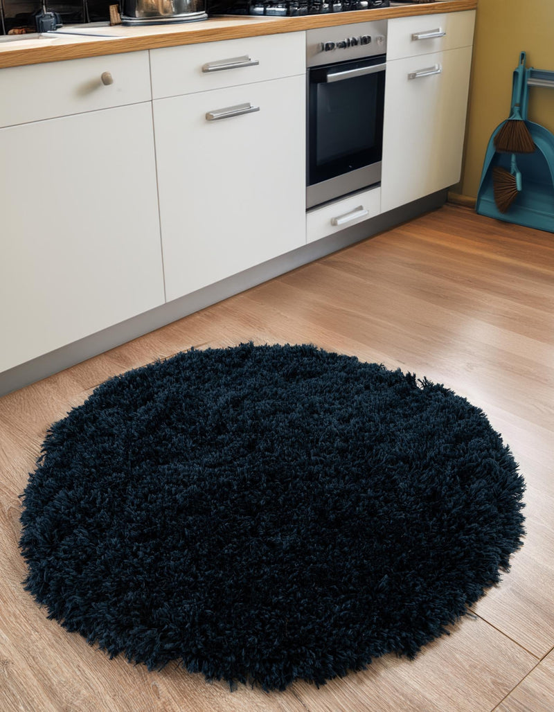 Majestic Manor Collection Area Rug - Versailles (Aegean Blue) Round Aegean Blue lifestyle 33