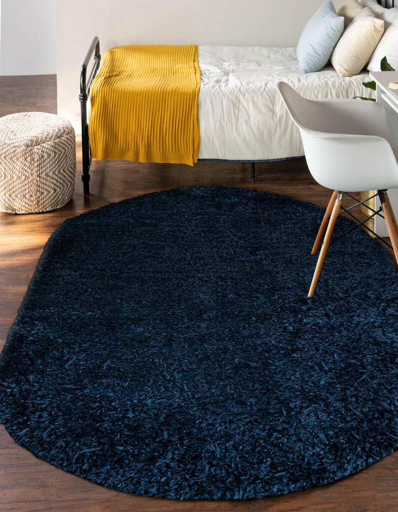 Majestic Manor Collection Area Rug - Versailles (Aegean Blue) Oval Aegean Blue lifestyle 33