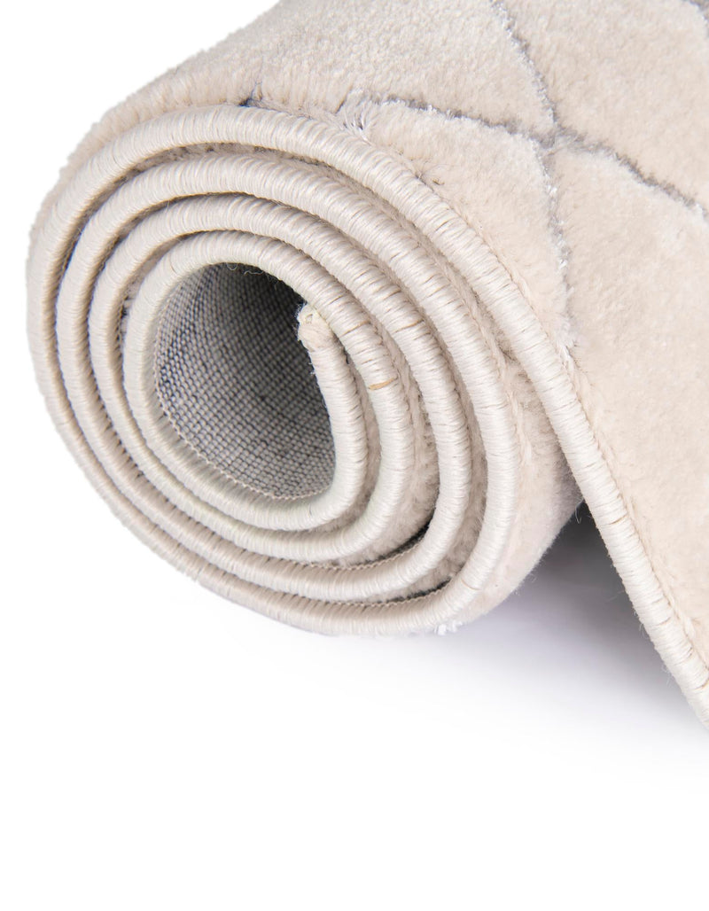 Hollywood Luxe Collection Area Rug - Sunset (White Silver) Rectangle White Silver lifestyle 19