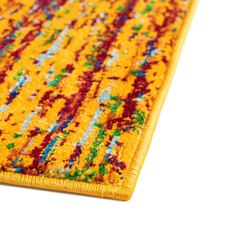 Caribbean Cove Collection Area Rug - Lucia Rectangle Yellow lifestyle 18