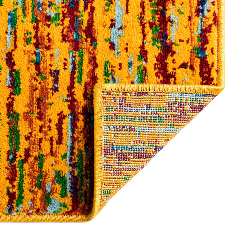 Caribbean Cove Collection Area Rug - Lucia Rectangle Yellow lifestyle 23