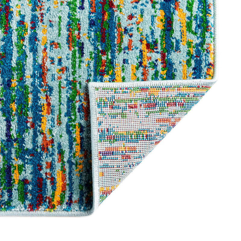 Caribbean Cove Collection Area Rug - Lucia Runner Aqua lifestyle 72
