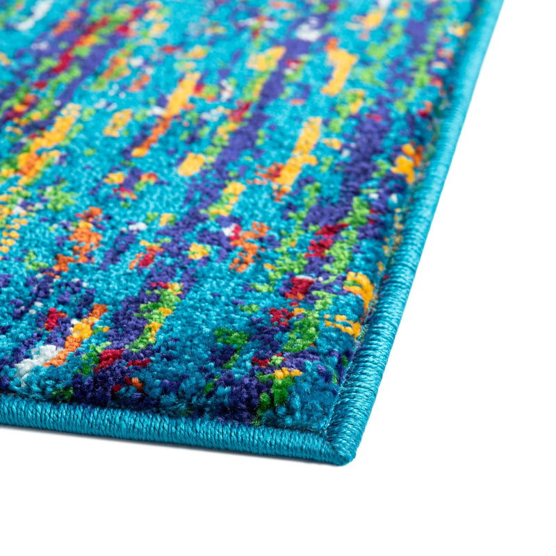Caribbean Cove Collection Area Rug - Lucia Rectangle Navy Blue lifestyle 12