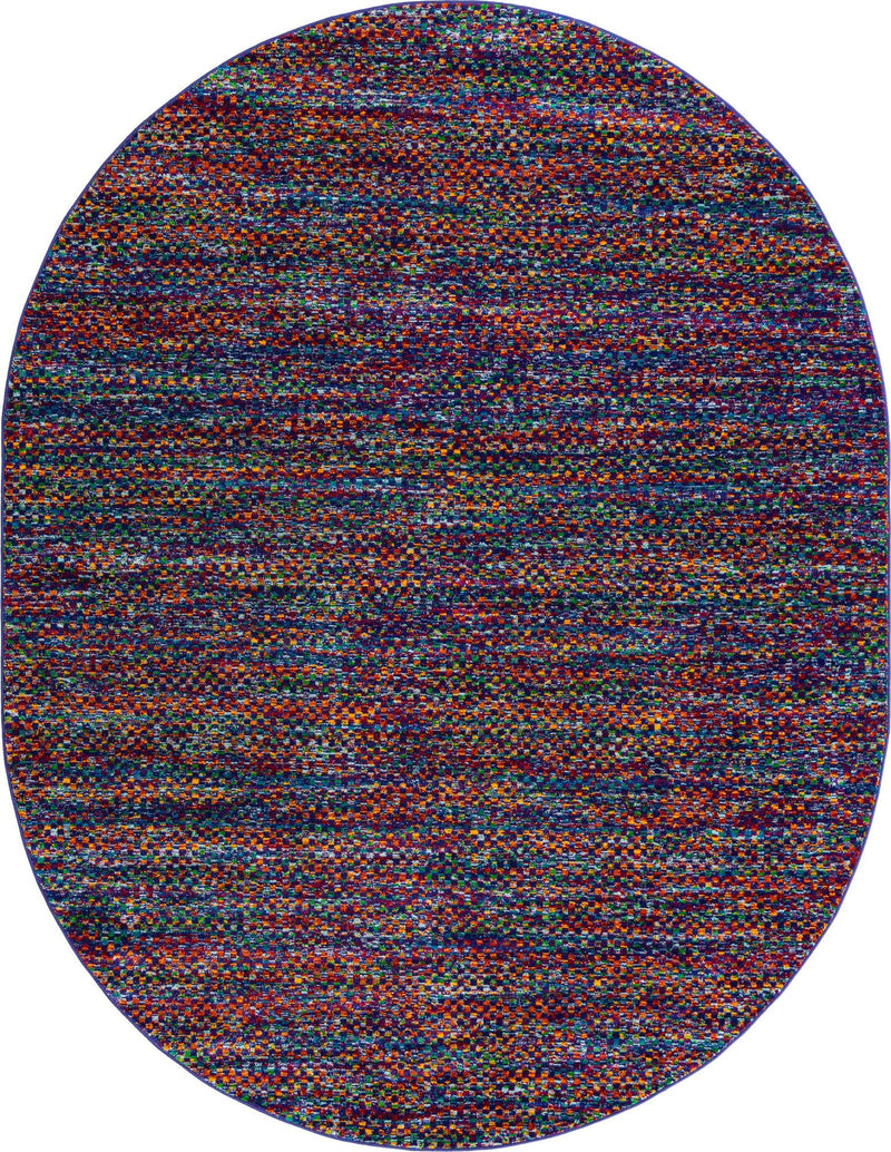 Caribbean Cove Collection Area Rug - Mayreau Oval Multi lifestyle 3