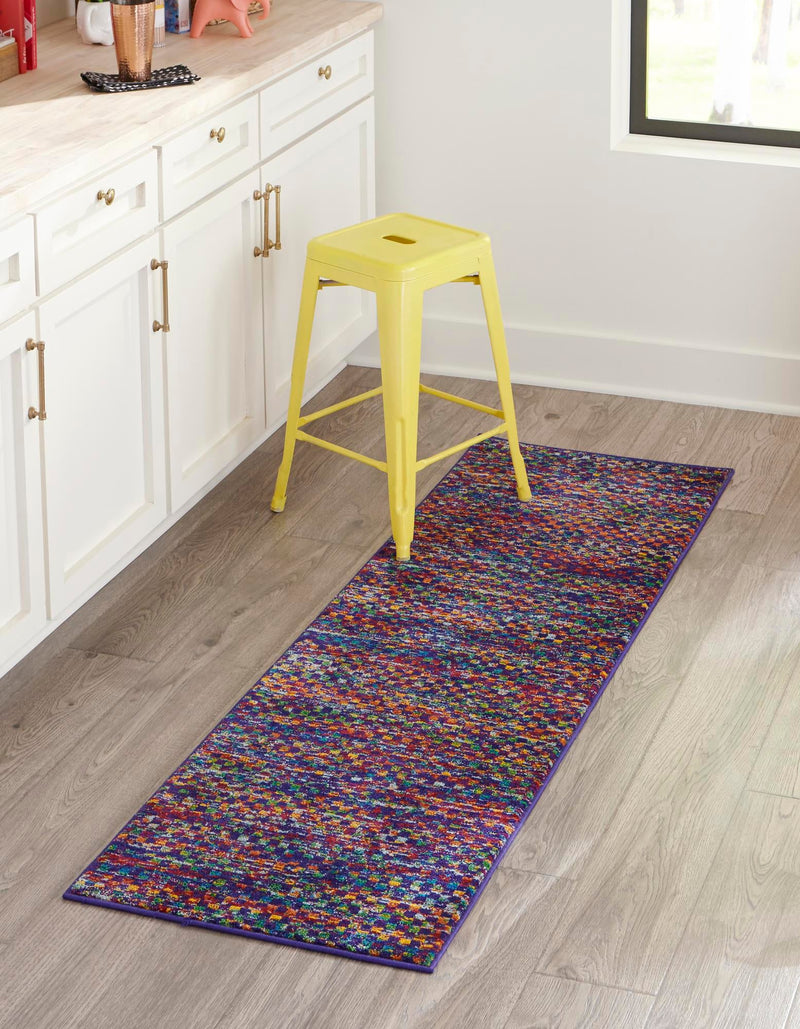 Caribbean Cove Collection Area Rug - Mayreau Runner Multi lifestyle 10